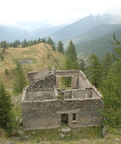 Pian Freibougio Littorio Teleferica militare Prali Praly