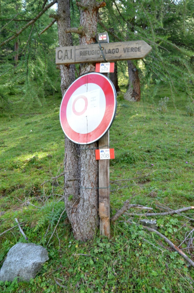 Strada Lago Verde Germanasca Prali Praly