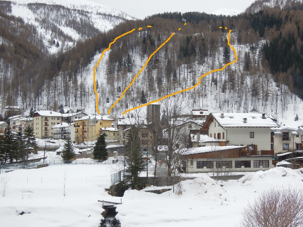 Skilift Sciovia Bosco Nero Prali Praly